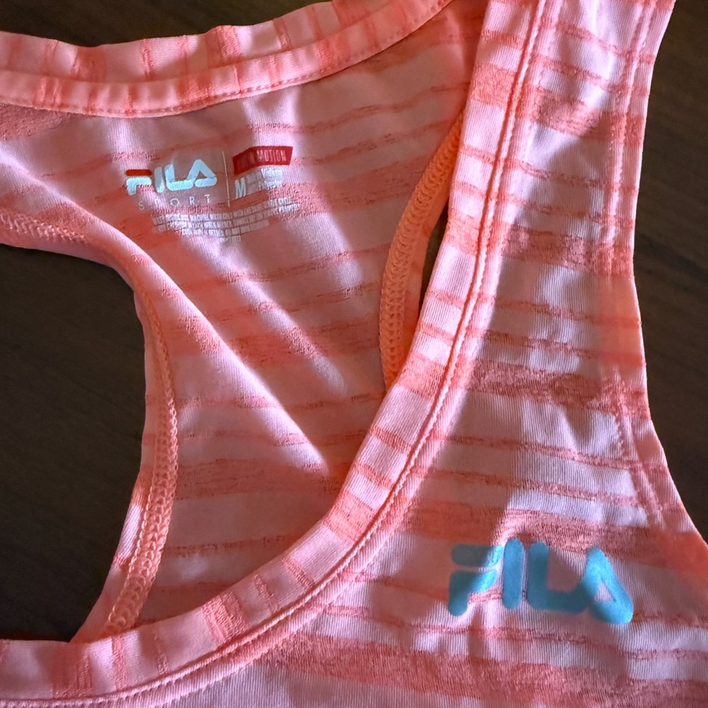 Fila Striped Racerback Tank Top - Picture 2 of 3